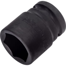 Hazet - Douille à chocs 900S-22 ∙ Carré creux 1/2 pouce (12,5 mm) ∙ Profil Traction à 6 pans extérieurs ∙ Taille 22 mm