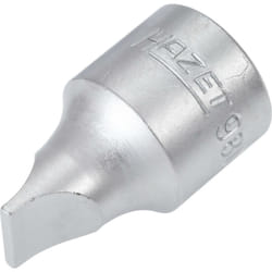 Hazet - Douille mâle 980-2X13 ∙ Carré creux 1/2 pouce (12,5 mm) ∙ Profil à fente ∙ Taille 2 x 13 mm