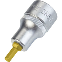 Douille mâle 986A-3/16 ∙ Carré creux 1/2 pouce (12,5 mm) ∙ Profil à 6 pans intérieurs ∙ Taille 3/16″