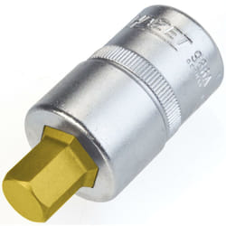 Hazet - Douille mâle 986A-7/16 ∙ Carré creux 1/2 pouce (12,5 mm) ∙ Profil à 6 pans intérieurs ∙ Taille 7/16″