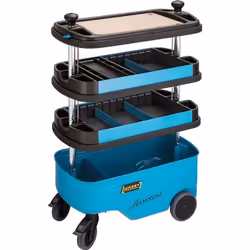 HAZET Assistent 166C, Métal, Plastique, Noir, Bleu, 300 kg, 398 mm, 725 mm, 1102 mm