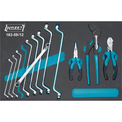 HAZET 163-59/12 Caisse à outils pour mécanicien 12 outils