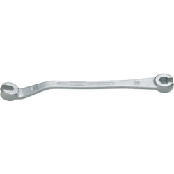 Hazet - Clé pour la tuyauterie de frein ∙ ouverte 612N-11 ∙ Profil à 6 pans extérieurs ∙ Taille 11 mm