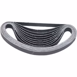 10 bandes abrasives Grain 120 330 x 10 mm Pour ponceuse à bande 9033N-4 Poids net (kg): 0.03 kg Fiche secteur Kein Stecker Ta ...