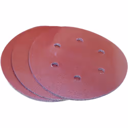 10 feuilles abrasives ∙ grain 100 Pour le travail du métal 6 trous ∙ ⌀ 150 mm Pour ponceuses excentriques 9033-1 et 9033-2 Po ...