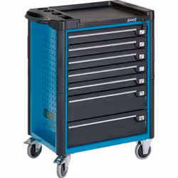 Servante d'atelier type 179-7, Dimensions L x l x H : 817 x 502 x 1040 mm, Force portante statique 300 kg, Poids 90 kg - Surf ...