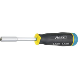Tournevis dynamométrique Sortie: hexagone creux 6,3 (1/4 pouce) Hazet 6001-1.5/3 0.6 - 1.5 Nm
