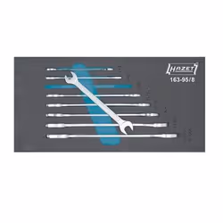 HAZET 163-95/8, Acier inoxydable, 8 pièce(s)
