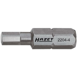 Hazet - Embout-tournevis (bit) 2204-7 ∙ Hexagone massif 1/4 pouce (6,3 mm) ∙ Profil à 6 pans intérieurs ∙ Taille 7 mm