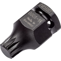 Douille mâle à chocs 990S-14 ∙ Carré creux 1/2 pouce (12,5 mm), 6 pans extérieurs 24 mm ∙ Profil denture multiple intérieur xzn ∙ Taille M14