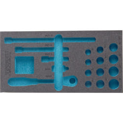Hazet - Garniture en mousse souple bimatière 163-181L ∙ l x l : 342 mm x 172 mm