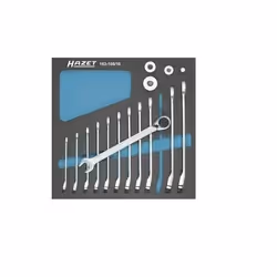 HAZET 163-186/16, Acier inoxydable, 12 pièce(s)