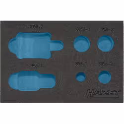 Garniture en mousse souple bimatière ∙ vide Pour 163-217/6 ∙ 958N/6 Made In Germany Dimensions: 172 mm x 114 mm Poids net (kg ...