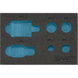 Garniture en mousse souple bimatière 163-217L ∙ l x l : 172 mm x 114 mm