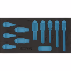 Garniture en mousse souple bimatière ∙ vide Pour 163-221/10 ∙ 990/10 Made In Germany Dimensions: 342 mm x 172 mm Poids net (k ...