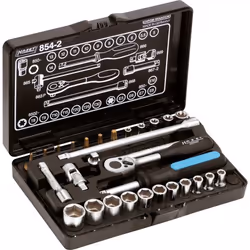 HAZET 854-2, Noir, 98 mm, 52 mm, 180 mm, 790 g, 38 outils
