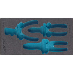 Hazet - Garniture en mousse souple bimatière 163-227L ∙ l x l : 342 mm x 172 mm