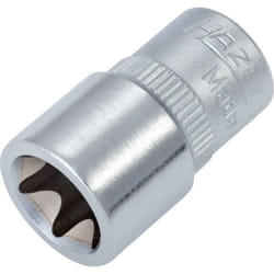 Hazet - Douille 850-E12 ∙ Carré creux 1/4 pouce (6,3 mm) ∙ Profil torx® extérieur ∙ Taille E12
