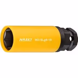 HAZET 903SLG-19/3, Douille à choc, Jaune, 3 tête(s), 1/2", Métrique, 12.5 mm