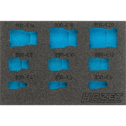 Hazet - Garniture en mousse souple bimatière 163-360L ∙ l x l : 172 mm x 114 mm