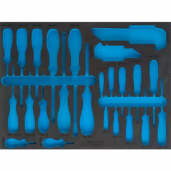 Garniture en mousse souple bimatière ∙ vide Pour 163-373/39 Made In Germany Dimensions: 519 mm x 392 mm Taille système de ran ...