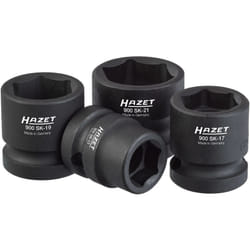 Jeu de douilles à chocs 900SK/4 ∙ Carré creux 1/2 pouce (12,5 mm) ∙ Profil Traction à 6 pans extérieurs ∙ 4 pièces ∙ 13 ∙ 17 ∙ 19 ∙ 21