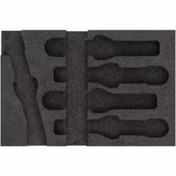 Garniture en mousse souple bimatière ∙ vide Pour 4670-9/5 Made In Germany Dimensions: 172 mm x 114 mm Taille système de range ...