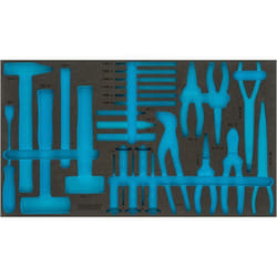 Garniture en mousse souple bimatière 163-479L ∙ l x l : 691 mm x 392 mm