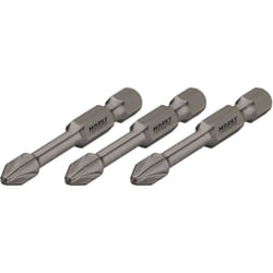 Embouts-tournevis (bits) de torsion à chocs 2216SLG-PZ3/3 ∙ Hexagone massif 1/4 pouce (6,3 mm) ∙ Profil Pozidriv pz ∙ 3 pièces ∙ Taille PZ3