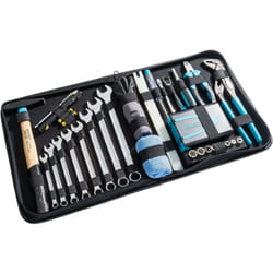 Hazet - Pochette à outils en cuir ∙ avec assortiment 1520/64 ∙ Hexagone massif 1/4 pouce (6,3 mm), Carré creux 1/4 pouce (6,3 mm)