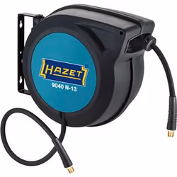 HAZET 9040N-13, Enrouleur mural, Automatique, Fonctionnel, Noir, Bleu, Plastique, Polymère, Mural