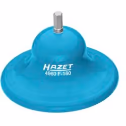 HAZET 4960F-160/2, Disque abrasif, Métal, 500 tr/min, Noir, Bleu, 16 cm, 1 pièce(s)