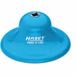 HAZET 4960V-160/2, Disque abrasif, Métal, 500 tr/min, Noir, Bleu, 16 cm, 1 pièce(s)