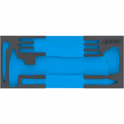 Garniture en mousse souple bimatière ∙ vide Pour 163-523/11 Made In Germany Dimensions: 392 mm x 172 mm Taille système de ran ...