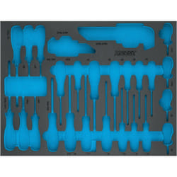 Hazet - Garniture en mousse souple bimatière 163-526L ∙ l x l : 519 mm x 392 mm