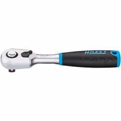 HAZET 863HPS, Chrome, Noir, Bleu, Chrome, Noir, Bleu, 1/4", 6.3 mm, Allemagne