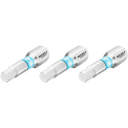 Embout-tournevis (bit) 2204N-4/3 ∙ Hexagone massif 1/4 pouce (6,3 mm) ∙ Profil à 6 pans intérieurs ∙ 3 pièces ∙ Taille 4 mm