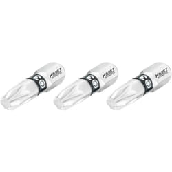 Embout-tournevis (bit) 2216N-PZ3/3 ∙ Hexagone massif 1/4 pouce (6,3 mm) ∙ Profil Pozidriv pz ∙ 3 pièces ∙ Taille PZ3