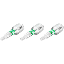Embout-tournevis (bit) 2223N-T9/3 ∙ Hexagone massif 1/4 pouce (6,3 mm) ∙ Profil TORX® intérieur ∙ 3 pièces ∙ Taille T9