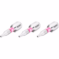 Entraînement à 6 pans ISO 1173 C6,3 (1/4″) Entraînement : Hexagone massif 1/4 pouce (6,3 mm) Sortie : Profil TORX® « tamper r ...
