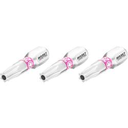 Embout-tournevis (bit) 2223N-T25H/3 ∙ Hexagone massif 1/4 pouce (6,3 mm) ∙ Profil torx® « tamper résistant » ∙ 3 pièces ∙ Taille T25H