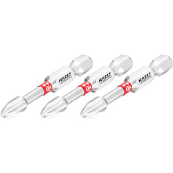Embout-tournevis (bit) 2215NSLG-PH2/3 ∙ Hexagone massif 1/4 pouce (6,3 mm) ∙ Profil Phillips ph ∙ 3 pièces ∙ Taille PH2