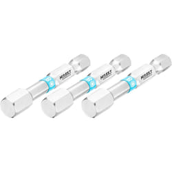Embout-tournevis (bit) 2204NSLG-8/3 ∙ Hexagone massif 1/4 pouce (6,3 mm) ∙ Profil à 6 pans intérieurs ∙ 3 pièces ∙ Taille 8 mm