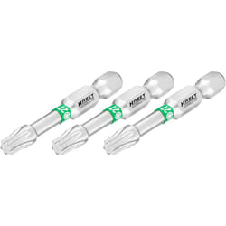 Embout-tournevis (bit) 2223NSLG-T27/3 ∙ Hexagone massif 1/4 pouce (6,3 mm) ∙ Profil torx® intérieur ∙ 3 pièces ∙ Taille T27