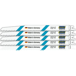 HAZET 9234W-225/5 Lame de scie sauteuse, à chantourner et sabre Lames de scie sabre 5 pièce(s)