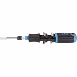 Informations techniques Longueur : 170 mm Poids : 252 g Spécificités du tournevis : avec réservoir à embouts Fonctionnalités  ...