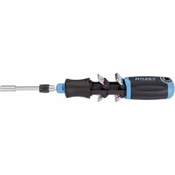 Informations techniques Longueur : 170 mm Poids : 312 g Sortie : 1/4" (6.3 mm) Spécificités du tournevis : avec réservoir à e ...