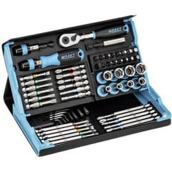 Hazet Jeu de clés à douille carré, 6 pans, 1/4 (6.3 mm) 59 pièces 2200SC-32