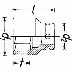 HAZET 900SLG-1822/3 Douille à choc Ensemble de douilles à choc - Vue supplémentaire 2