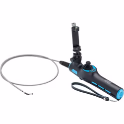 Utilisation : Diagnostic et documentation de cavités pour l'évaluation des dommages Sonde entièrement articulable de 3,9 mm d ...